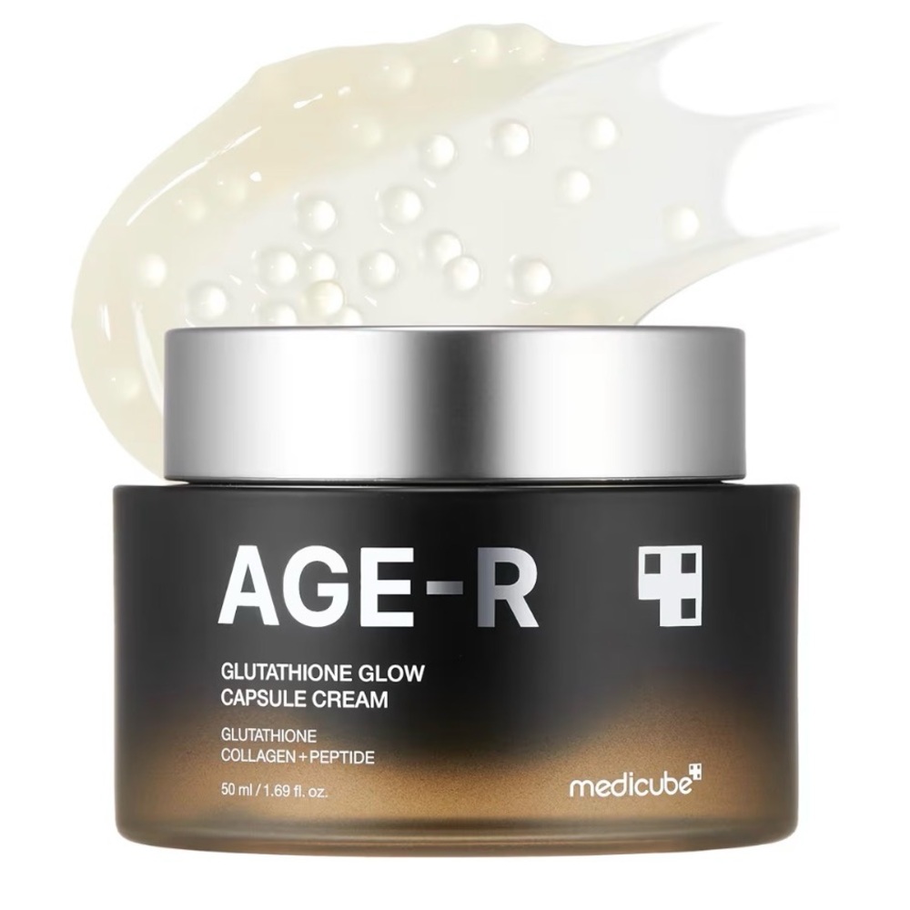 AGE-R Glutathione Glow Capsule Cream — Black/Gold